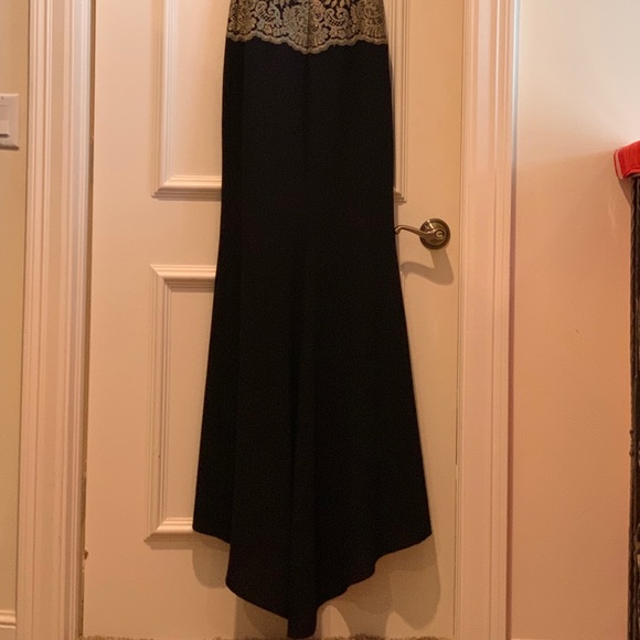 Badgley Mishka gilded lace evening gown- gorgeous! - Picture 3 of 16